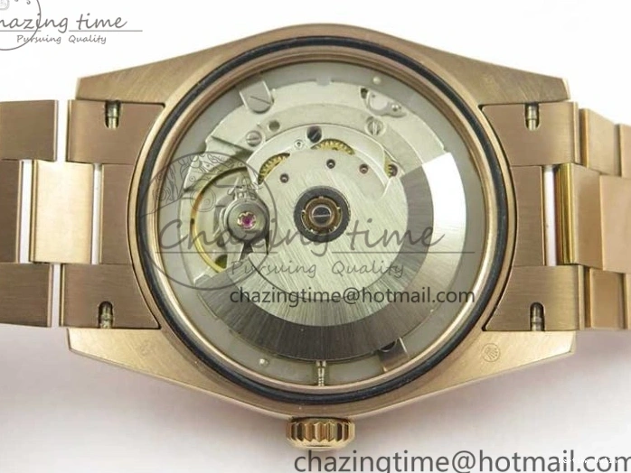 0111 Sophisticated Day-Date 36 RG 128239 Bp Maker Best Edition Silver Dial on RG President Bracelet 3132